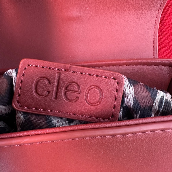 Cleo | Small Crossbody Phone Bag | Rust Red Mini Bag with Adjustable Strap - Picture 7 of 7